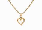 14KT. VEDHÆNG MED DIAMANT 0.01 w/si- Model: 45-00031-1850F
