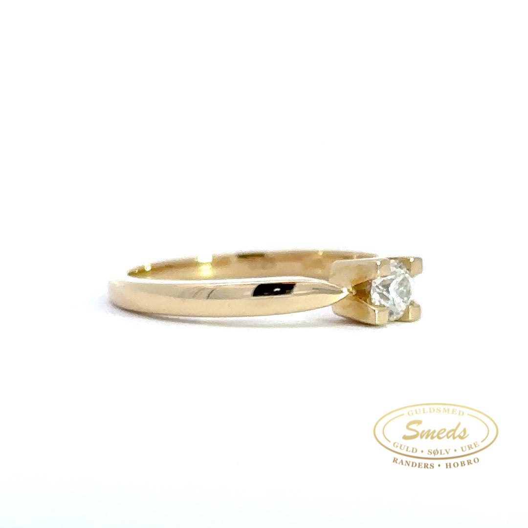 Amore - 14 kt Guld ring med diamant 0,25 tw/si brillant - Model: 40-22588