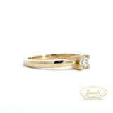 Amore - 14 kt Guld ring med diamant 0,25 tw/si brillant - Model: 40-22588