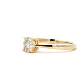 14 kt. guld diamantring med diamant, 0,25ct tw/si - Model: 40-22629