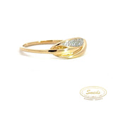Siersbol - 14kt. guld ring m. dia. 0.05ct W/SI - Model: 110 001BR5