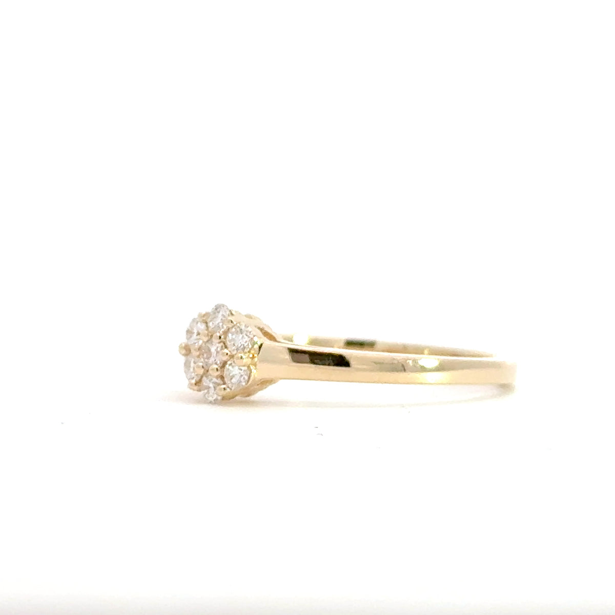 14KT. Diamant ring 0,17ct TW/SI - Model: 40-22621