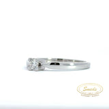 14KT.HVGULD DIAMANT RING 0,20ct w/si - Model: 40-22587