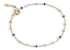 Enamel - LOLA Marine armbånd, forgyldt sølv - Model: B66G_2-Marine