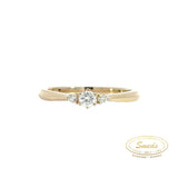 Amore - 14 kt. Guld diamant ring med 0,19ct TW/SI - Model: 40-22548