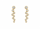 14 kt. Guld ørestik med diamant 0,30 - Model: 10-22178