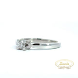14kt. hvidguld ring med diamant 0,25ct w/si - Model: 40-22577