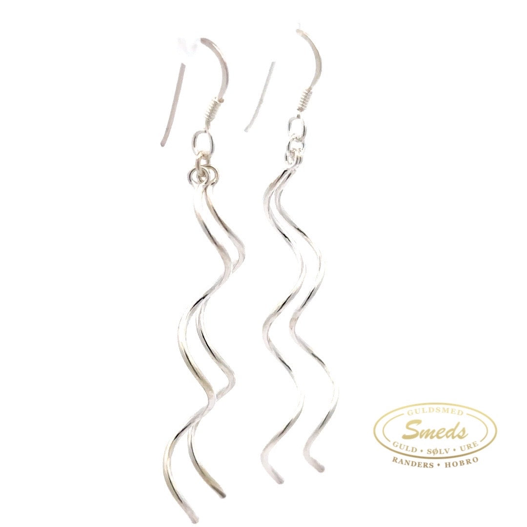 Sølv ørehænger med spiral - Model: 011-23363/C