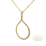 Aagaard - 8KT VEDH. M/SY.ZIRCONIA+FORG.KÆDE - Model: 04323887-45