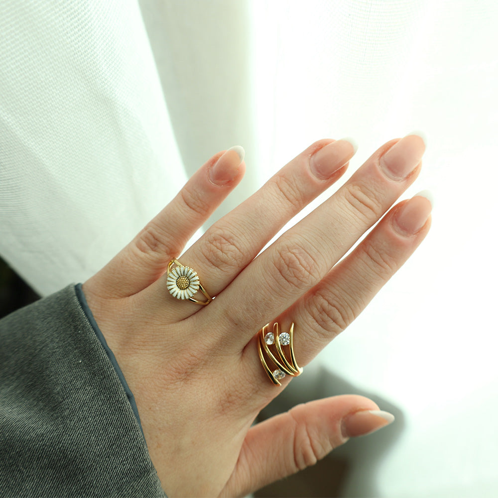 Christina Balance Love ring i forgyldt sølv – model 800-4.1.B – billede 2