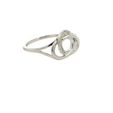 Rhodineret sølv ring - Model: 40-12740