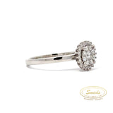 Amore - 14 kt. Diamant ring hvidguld, 0,35ct tw/si - Model: 40-22557