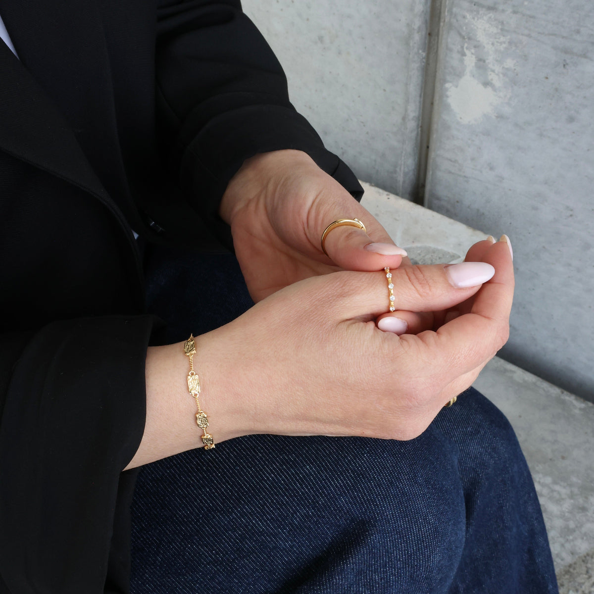 Christina Simple Life Style ring i forgyldt sølv – model 800-1.17.B – billede 2