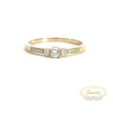 Amore - 14 kt. Guld diamant ring med 0,19ct TW/SI - Model: 40-22542