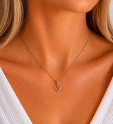 14KT. VEDHÆNG MED DIAMANT 0.01 w/si- Model: 45-00031-1850F
