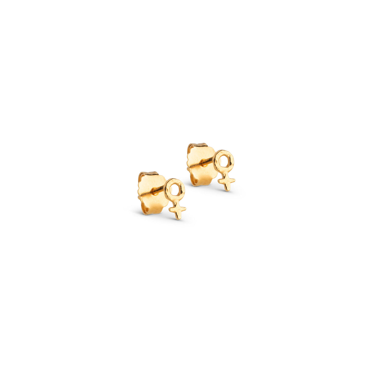 Enamel - Feminine Power - 18kt forgyldt sølv ørestikker- Model: E411G