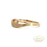 Amore - 14 kt. diamant guld ring med 0,045ct w/si - Model: 40-22563