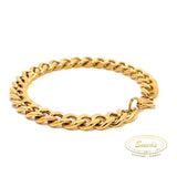 Scrouples - FORCE Herre armbånd, forgyldt stål panzer 21 cm - Model: 03641A,M