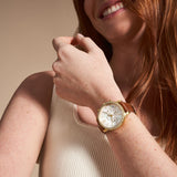 Fossil - Dame ur med læderrem - Modelnr.: ES5278
