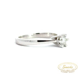 14 kt. Hvidguld diamant ring med 0,25ct w/si - Model: 40-22570