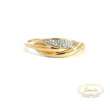 Siersbol - 14kt. guld ring m. dia. 0.05ct W/SI - Model: 110 001BR5