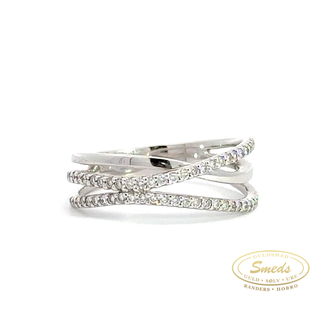 Ring hvidguld 14kt. 0,33ct TW/VVS - Model: 110521212