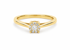 14kt Ring med diamant 0,14 ct w/si - 40-22623