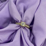 Kleopatra Queen ring rødguld 0,40 + 0,13 H-W/SI 14 kt - Model: 7535,53