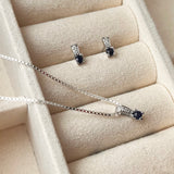Kleopatra Queen vedhæng hvidguld safir + 0,02 H-W/SI 14 kt - Model: 2536,02SA