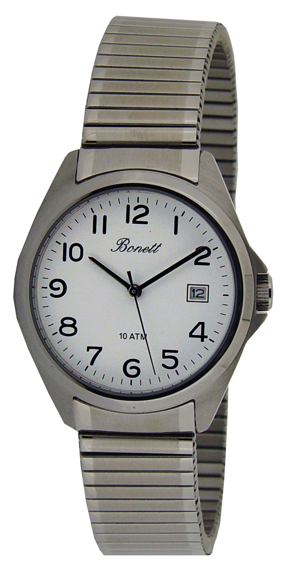 Bonett - Herreur i stål m. flex lænke - Model: 1512FHT