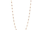 Enamel - LOLA, halskæde, sølv forgyldt - Model: N55G-copper