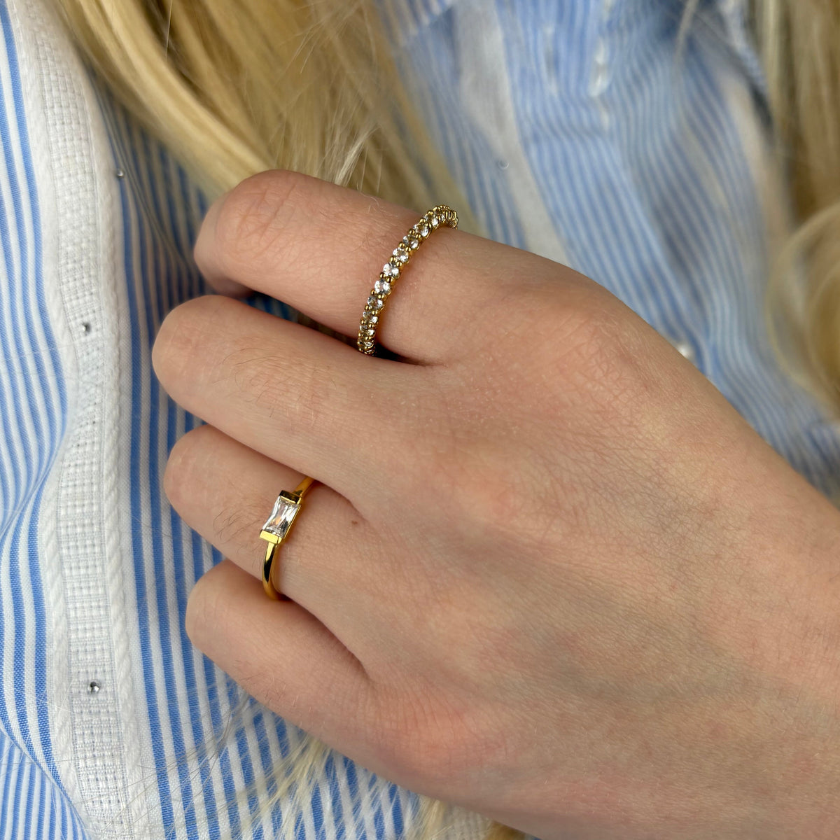 Christina Unforgettable Love ring i forgyldt sølv – model 800-4.3.B – billede 3