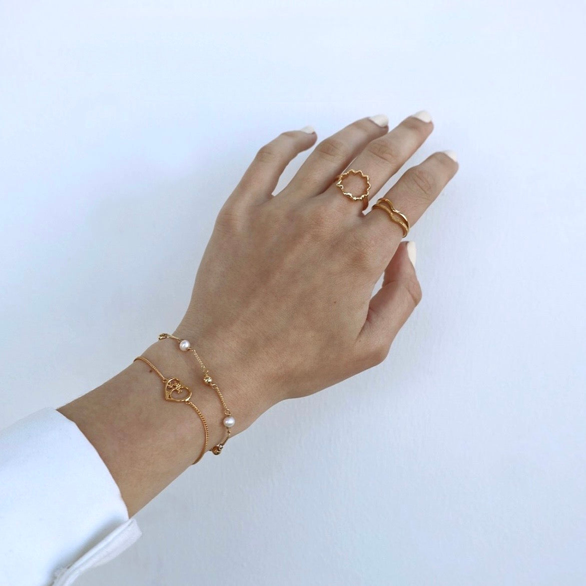 Christina Ocean Waves ring i forgyldt sølv – model 800-2.26.B – billede 5