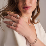 SIF JAKOBS - DORNO DUE armbånd, sølv - MODEL: B2462