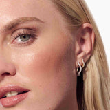 SIF JAKOBS - Øreringe Ellera Waves creol - Model: E3859-CZ