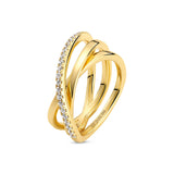 SIF JAKOBS - Spirale ring - Model: R2590-CZ-YG