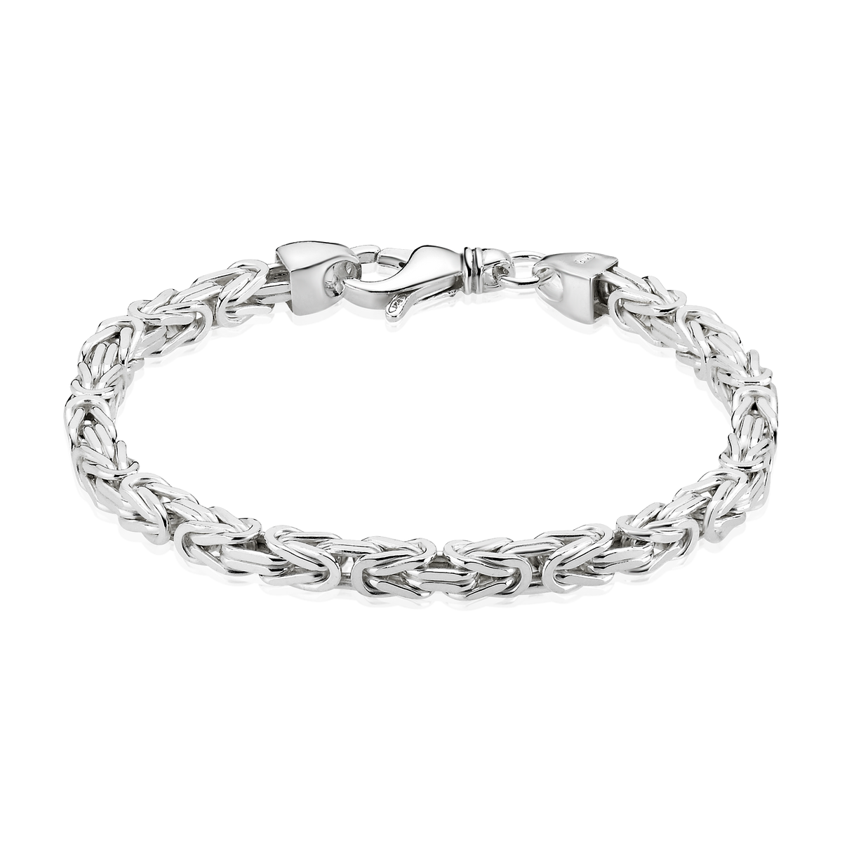 Kongearmbånd i sølv – 4,00 mm