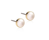 Blomdahl-BEZEL PEARL ØRERINGE-model 15-1309-59