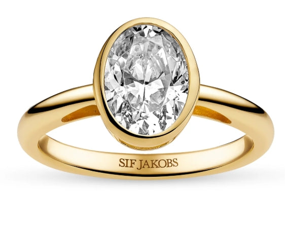 SIF JAKOBS - Ring Sardinien Ovale Grande - Model: R2796-cz-yg