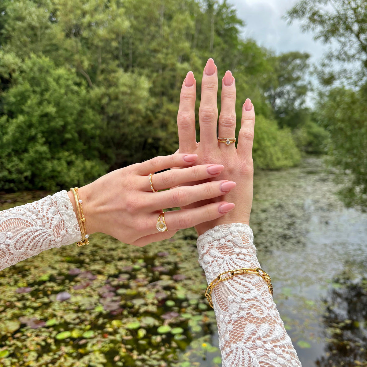 Christina Sparkling Love ring i forgyldt sølv – model 800-5.8.B – billede 3