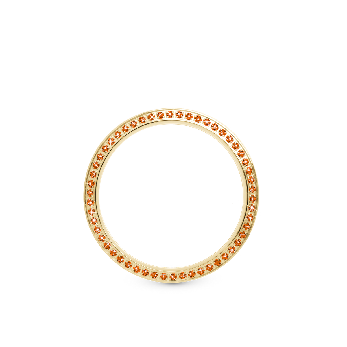 Christina Topring 32 mm i forgyldt stål – model TCG32-ORANGE
