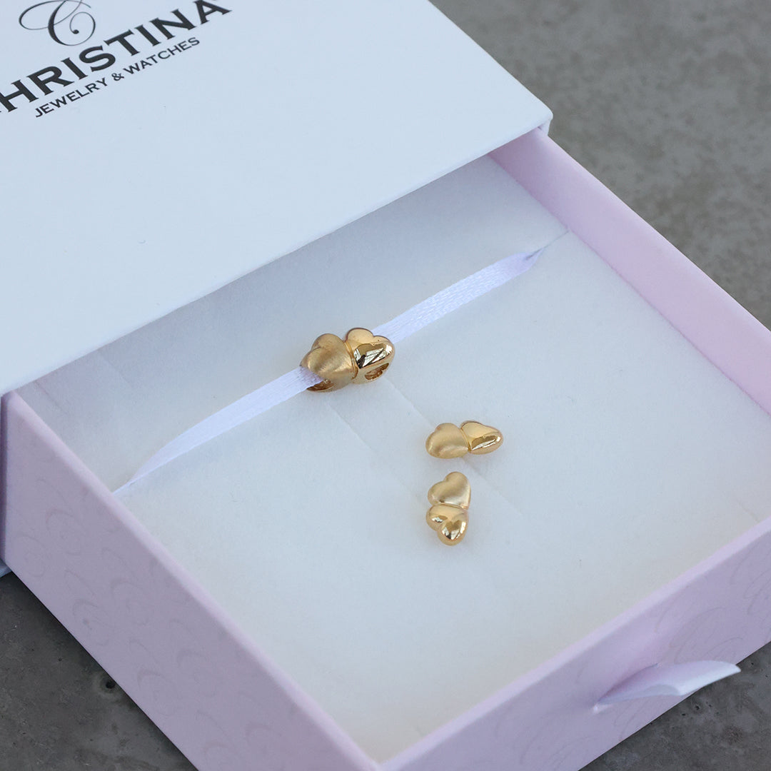 Christina You and Me charm 4 mm i forgyldt sølv – model 623-G222 – billede 7
