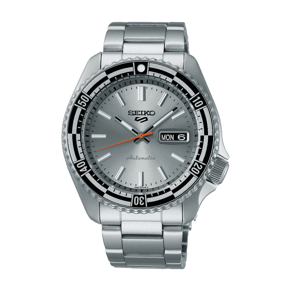 Seiko - Herreur, Stål med lænke og automatik værk - Model: SRPK09K1