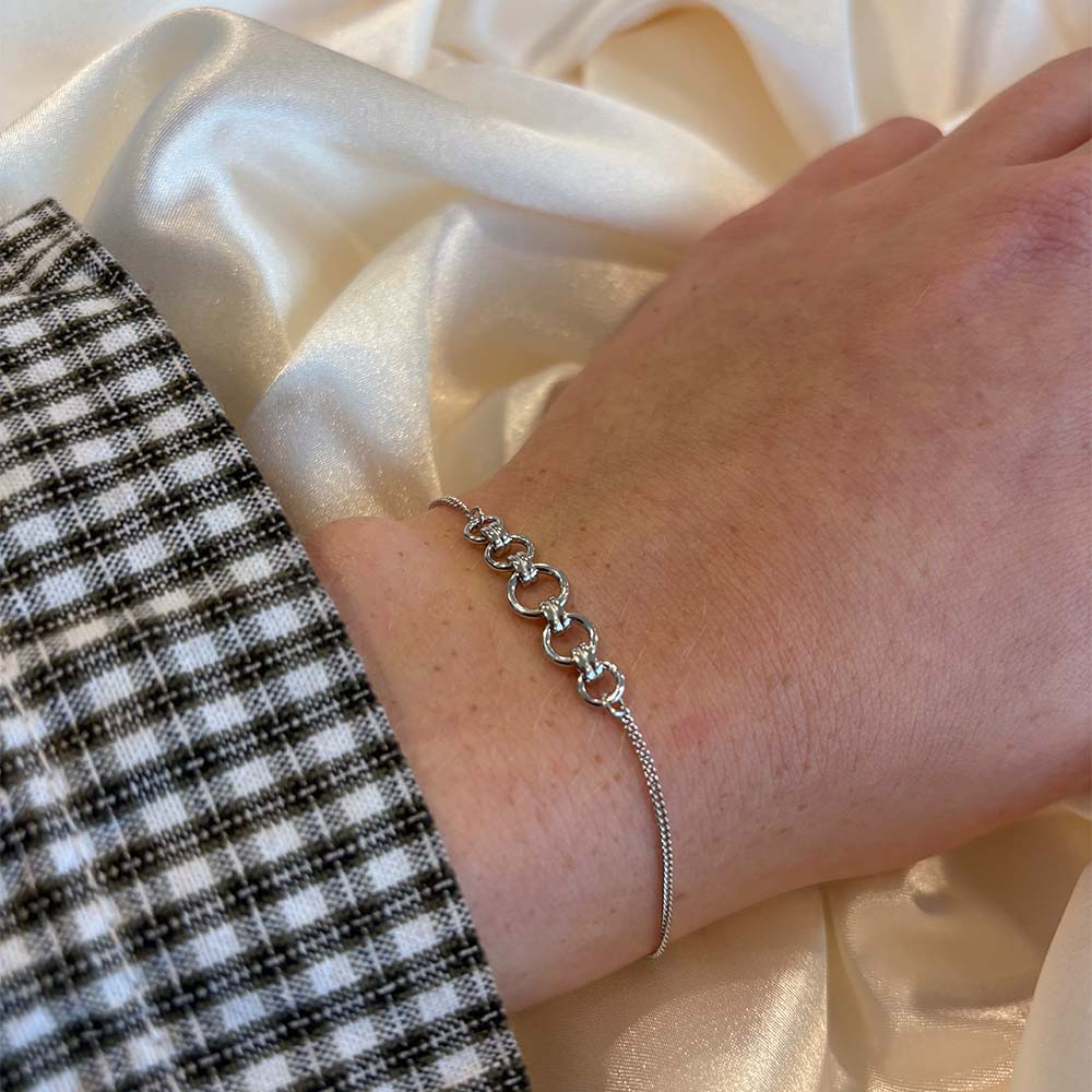 Christina Links armbånd i sølv – model 601-S33 – billede 2