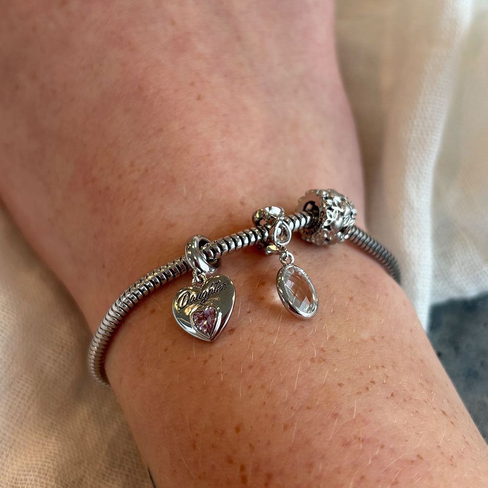 Christina Moving Crystal hænger-charm 4 mm i sølv – model 623-S48 – billede 4