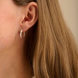 Pernille Corydon - Small Eclipse, ørering sølv - Model: E-308-S