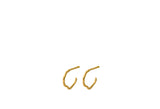 Pernille Corydon - Twig Hoops, forgyldt - Model: E-314-GP