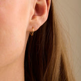 Pernille Corydon - Twig Hoops, forgyldt - Model: E-314-GP