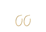 Pernille Corydon - Forgyldt "Globe" creoler 22 mm - Model: E-402-GP
