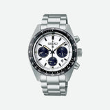 Seiko - PROSPEX SOLAR chronograph herreur med stål lænke - Model: SSC813P1